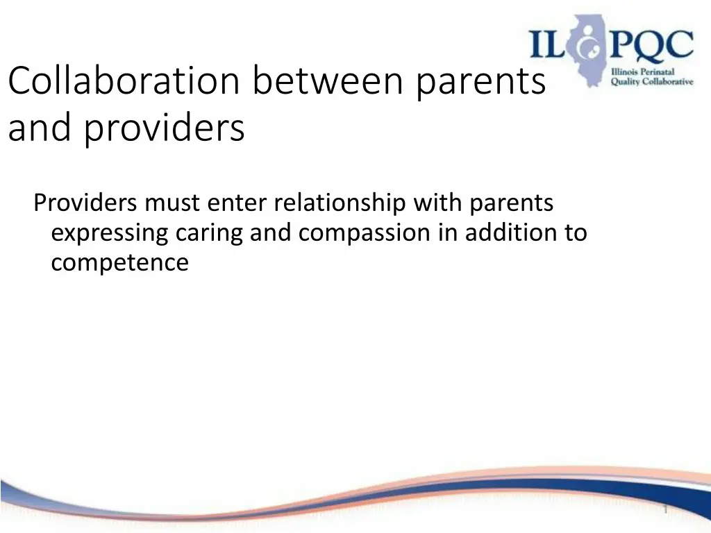collaboration between parents and providers 1