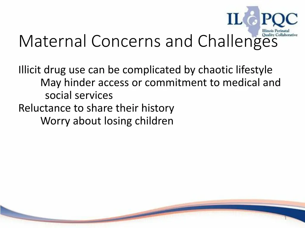 maternal concerns and challenges