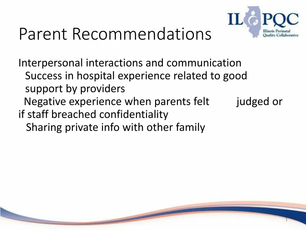 parent recommendations 2