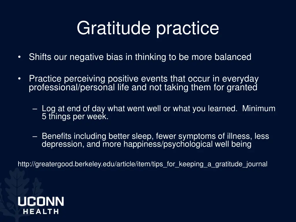 gratitude practice