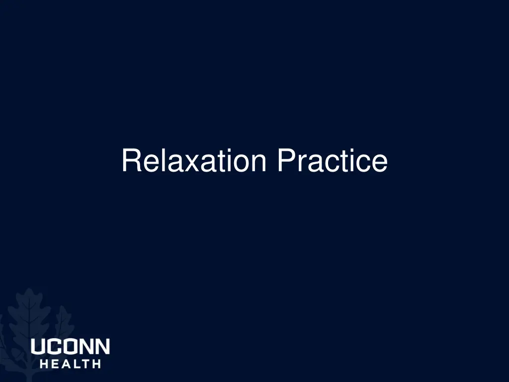 relaxation practice