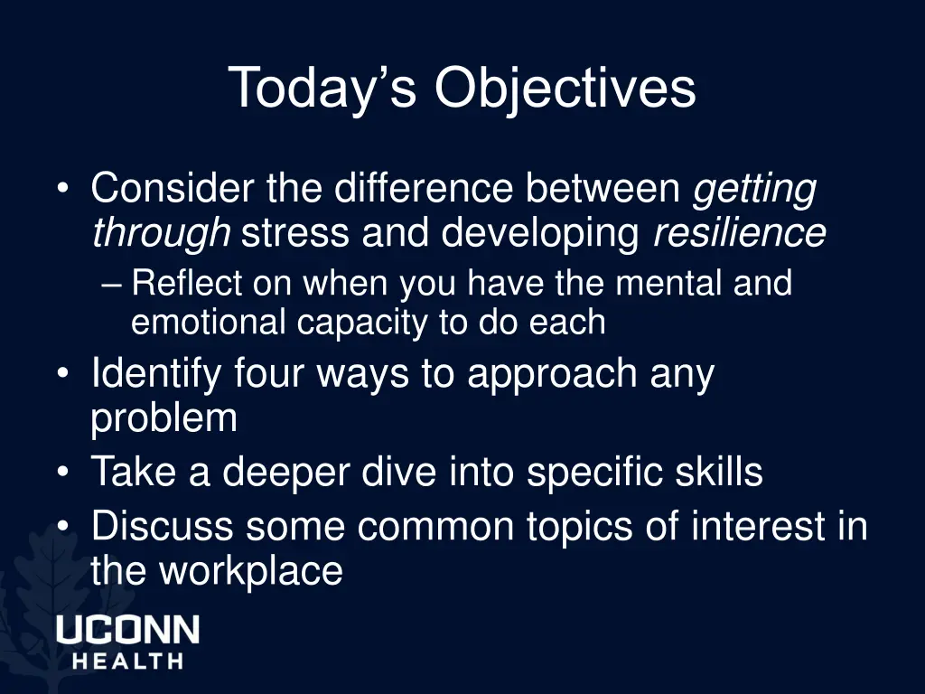 today s objectives