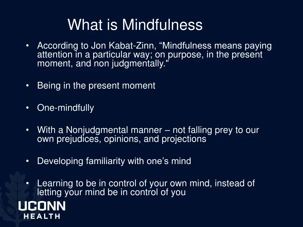 what is mindfulness