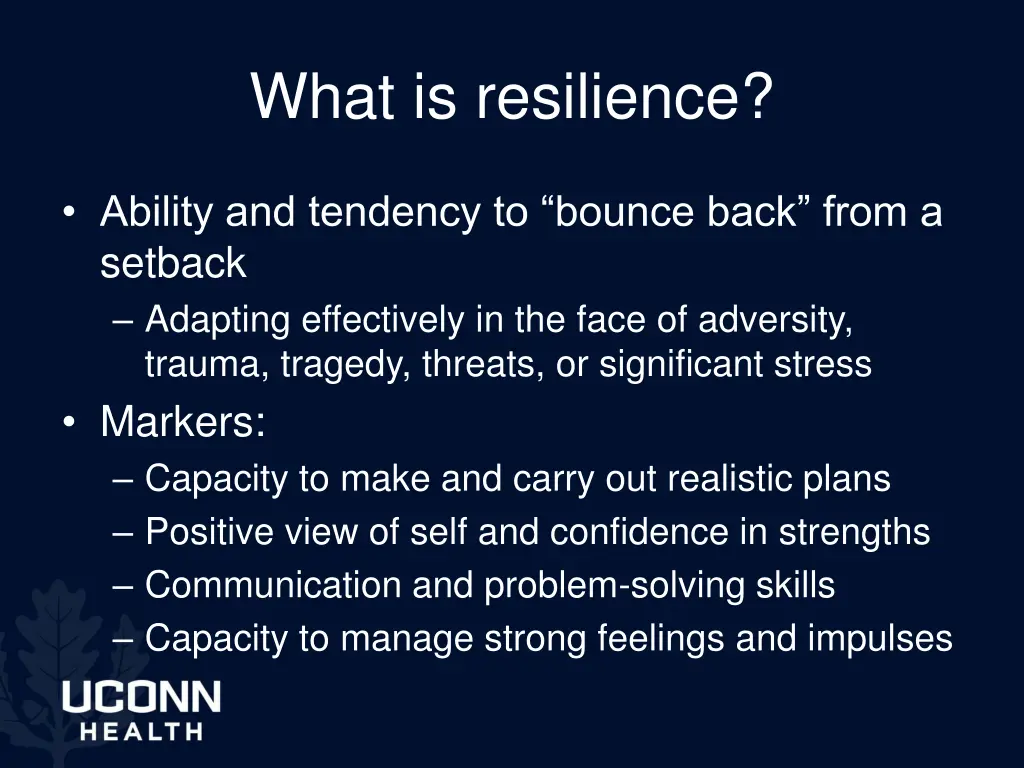 what is resilience