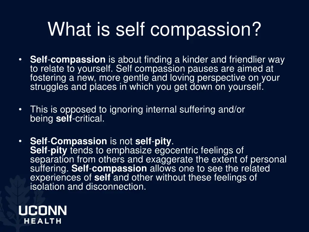 what is self compassion