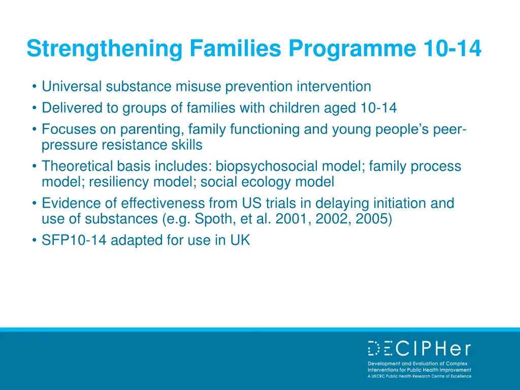 strengthening families programme 10 14