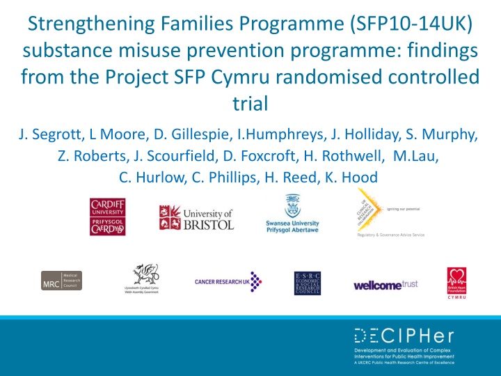strengthening families programme sfp10 14uk