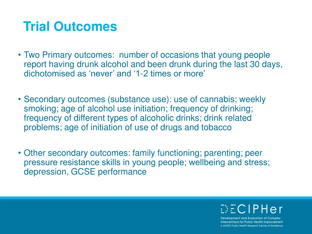 trial outcomes