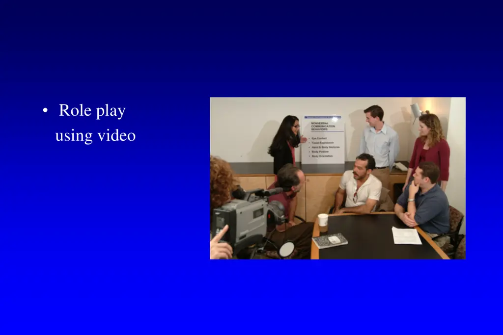 role play using video