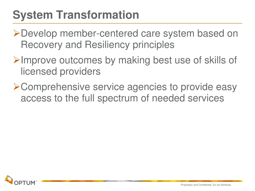 system transformation