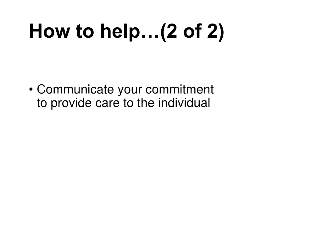 how to help 2 of 2