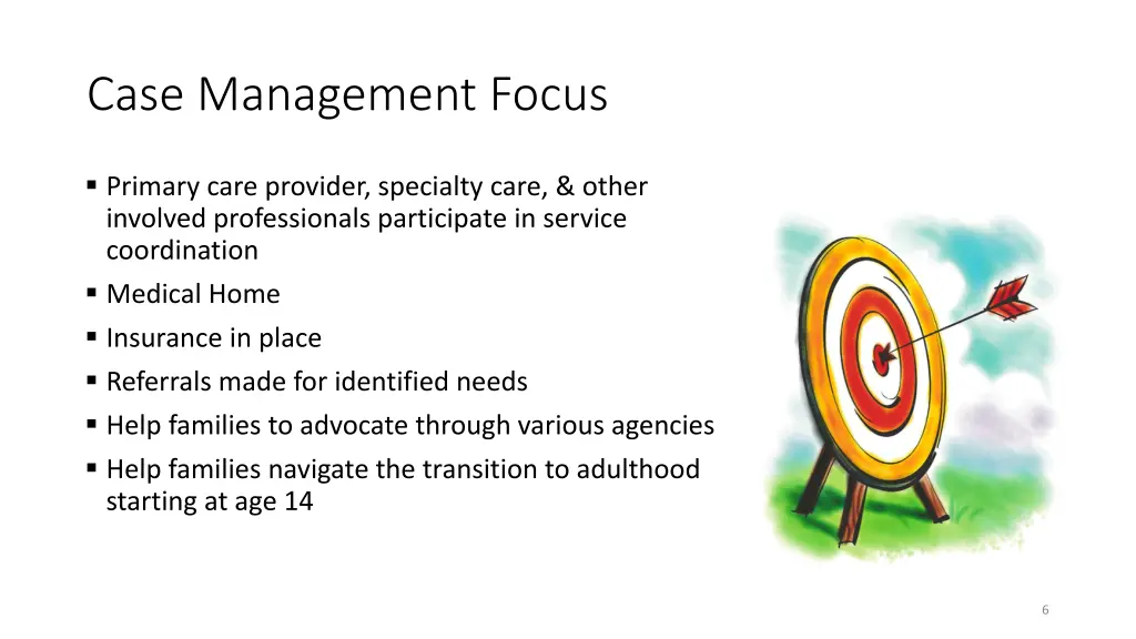 case management focus