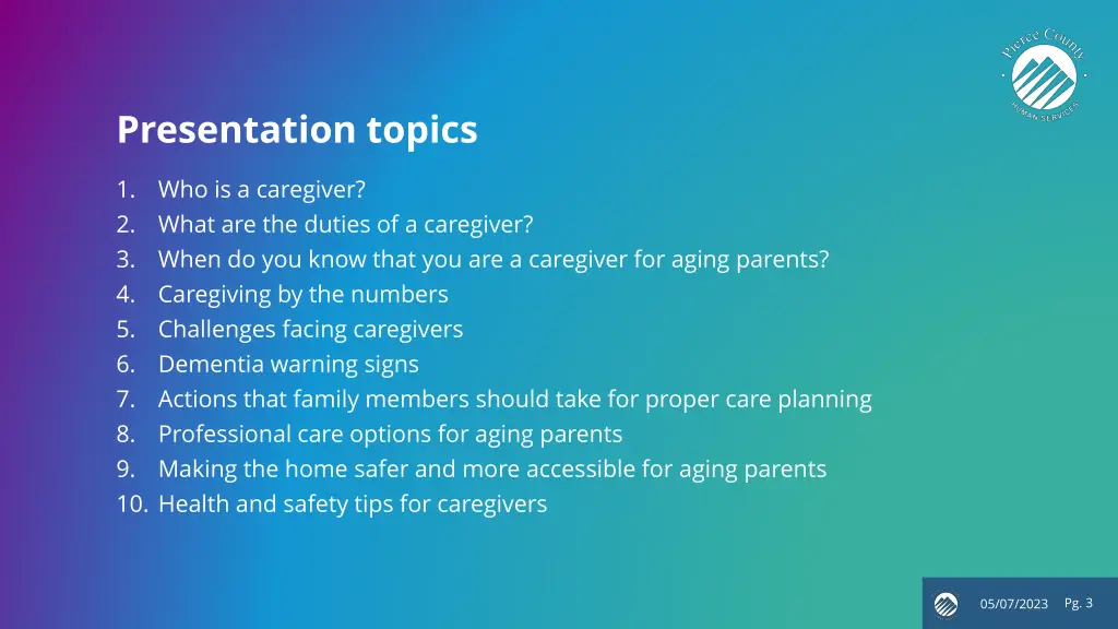 presentation topics