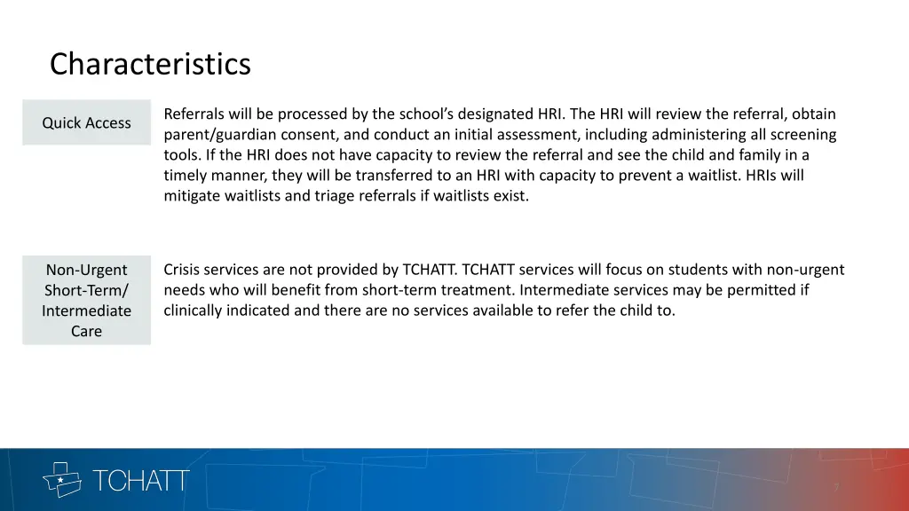 characteristics 1