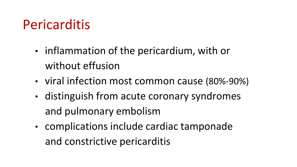 pericarditis