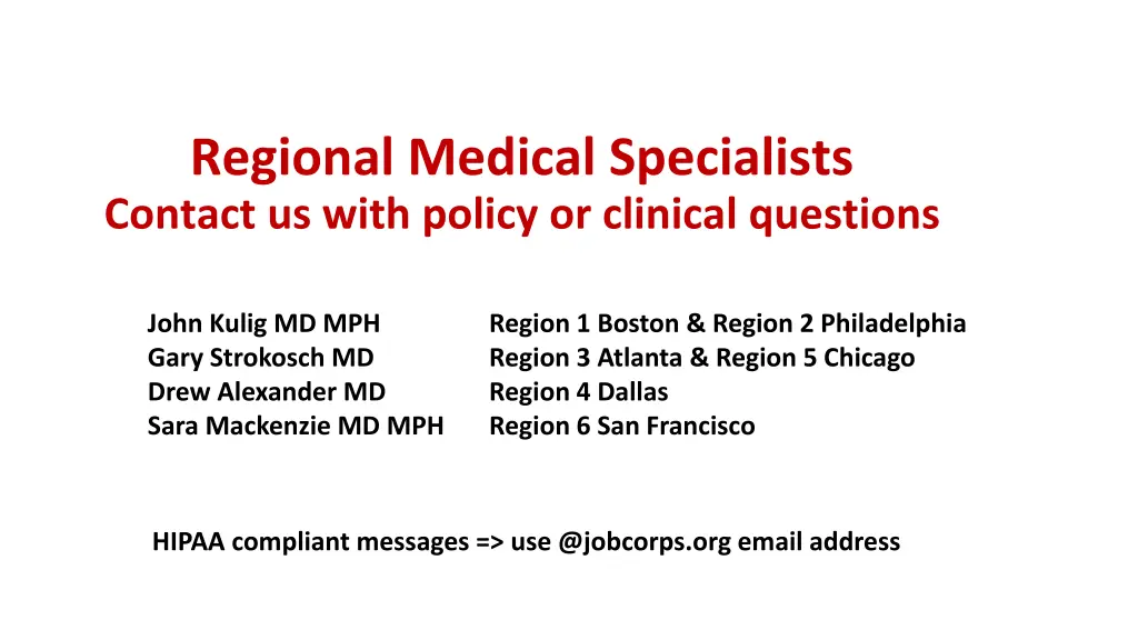 regional medical specialists contact us with