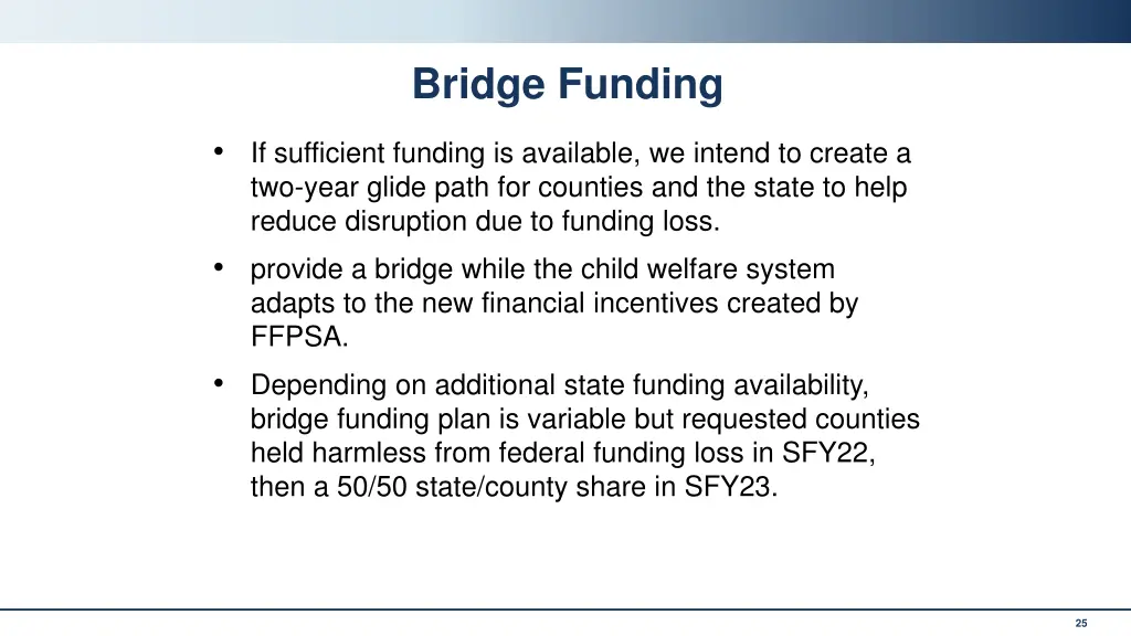 bridge funding