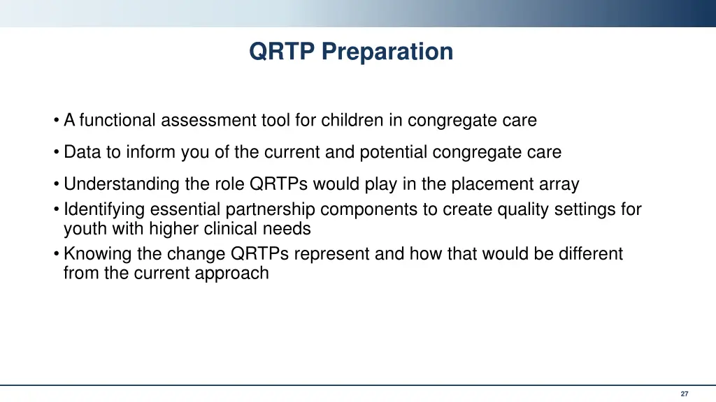 qrtp preparation