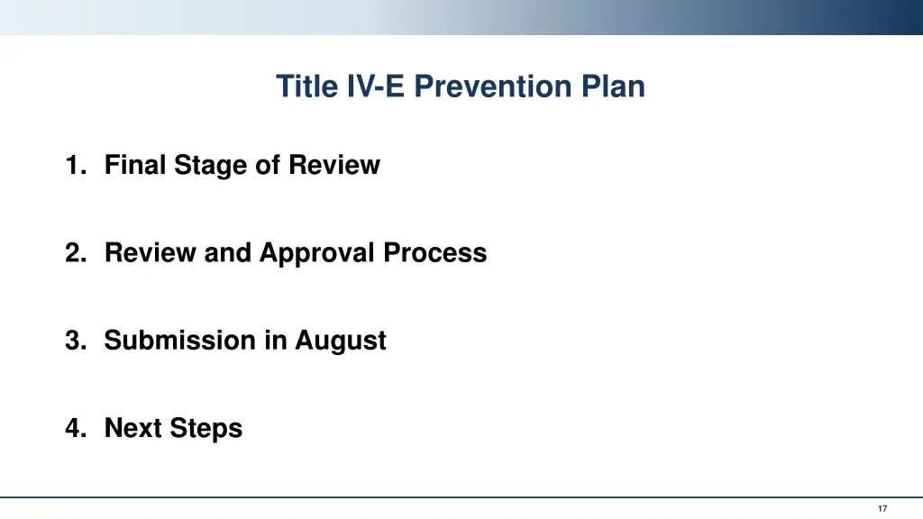 title iv e prevention plan 1