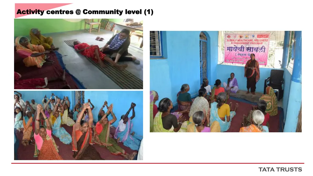 activity centres @ community level activity