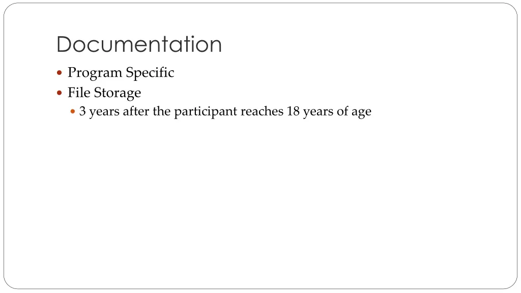 documentation