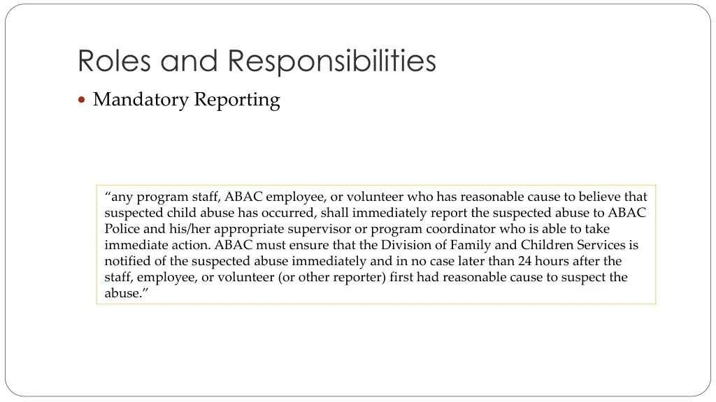 roles and responsibilities 1