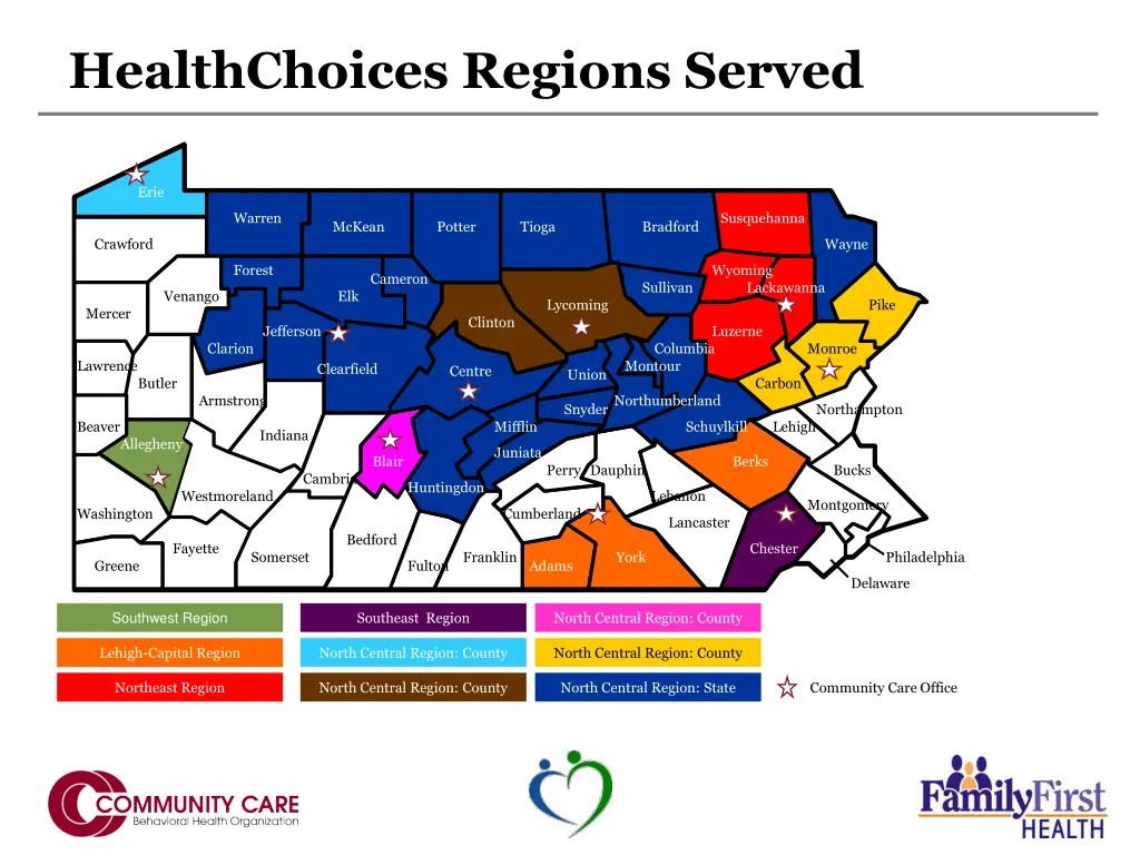 healthchoices regions served