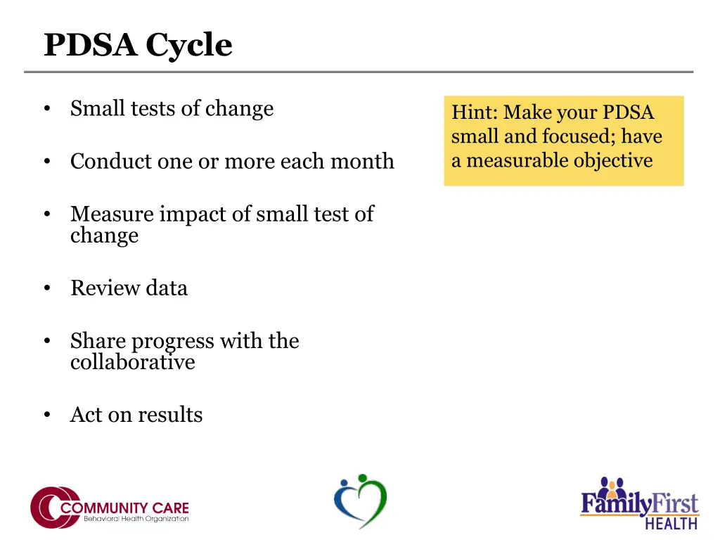 pdsa cycle