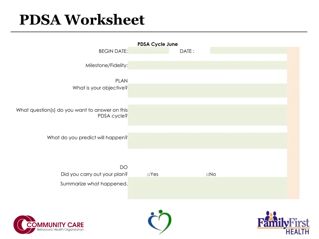 pdsa worksheet