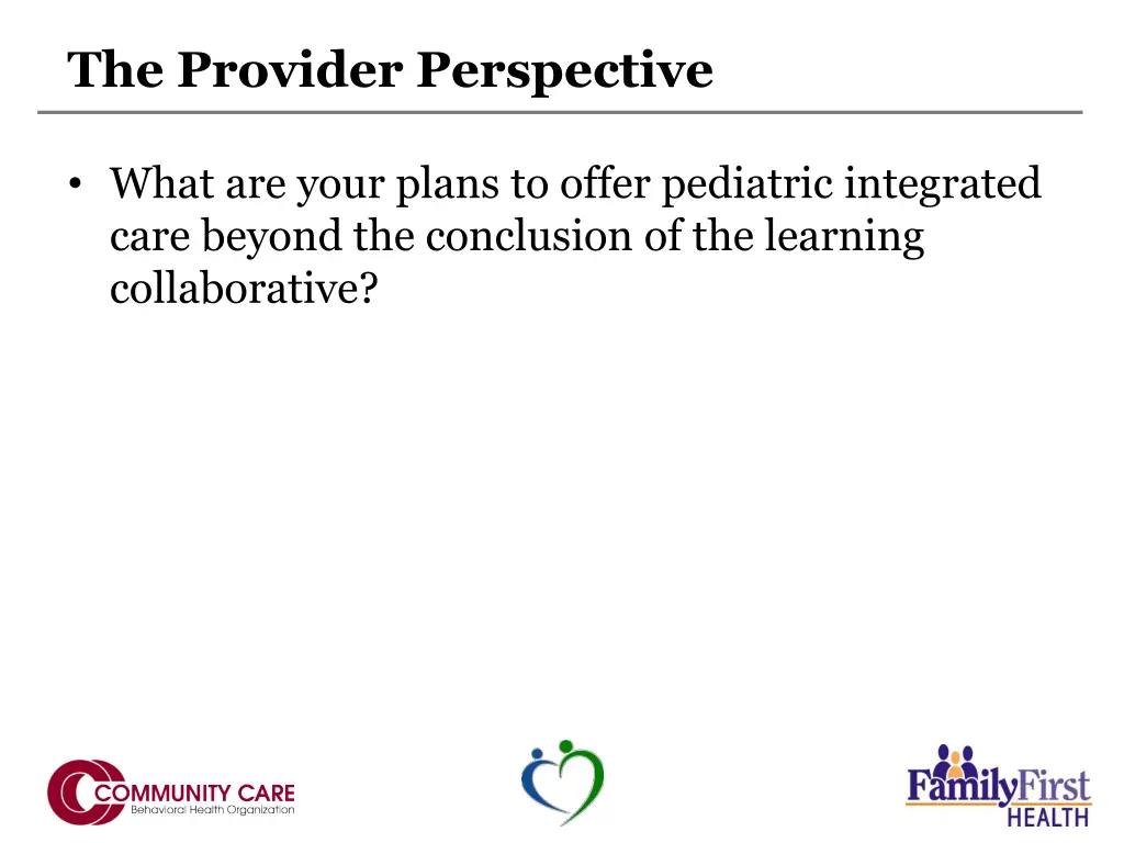 the provider perspective 3
