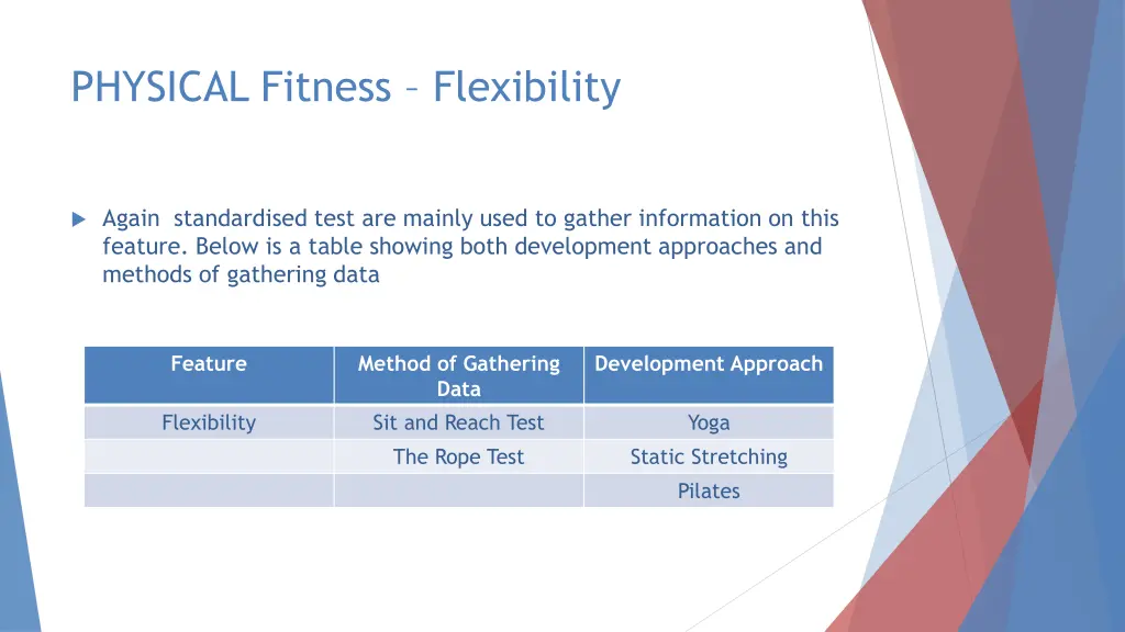 physical fitness flexibility 1