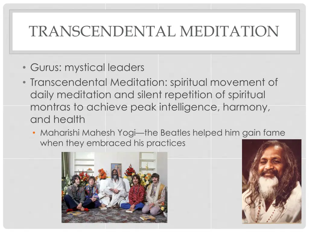 transcendental meditation