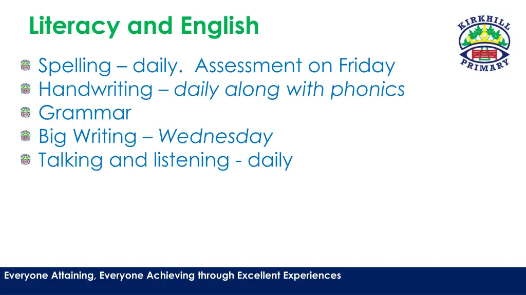 literacy and english