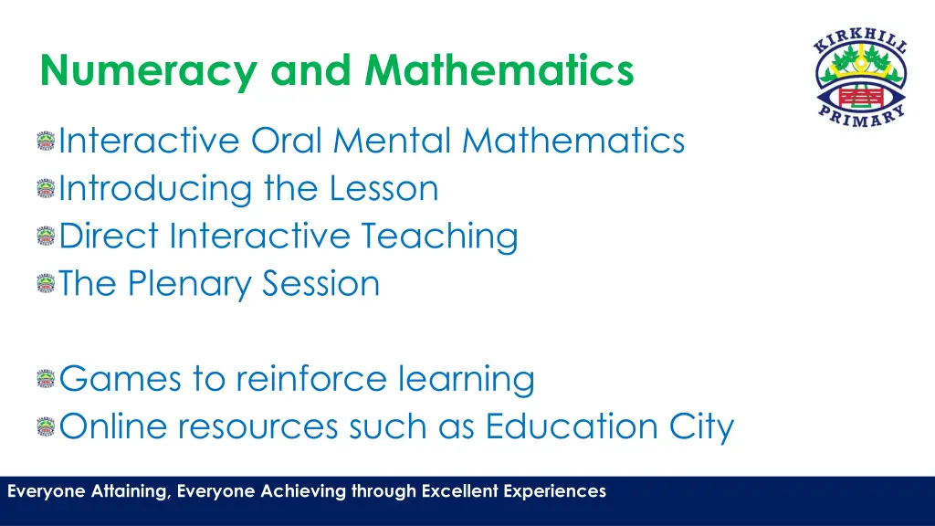 numeracy and mathematics