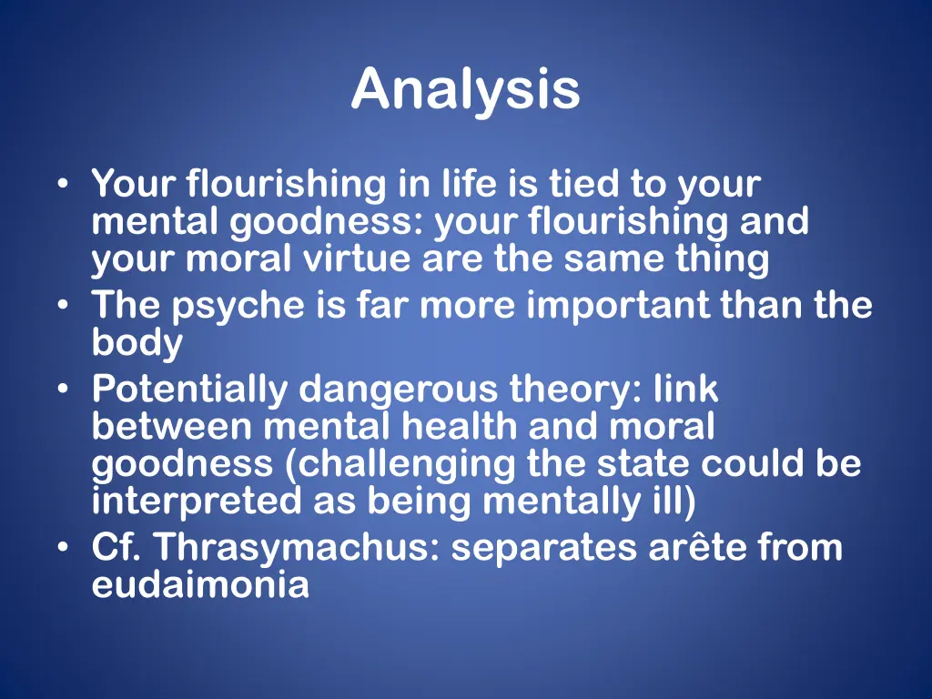 analysis