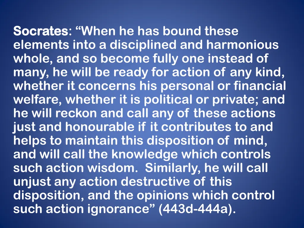 socrates socrates when he has bound these