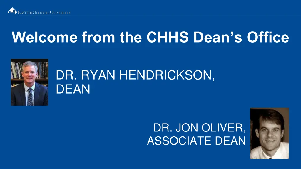 welcome from the chhs dean s office