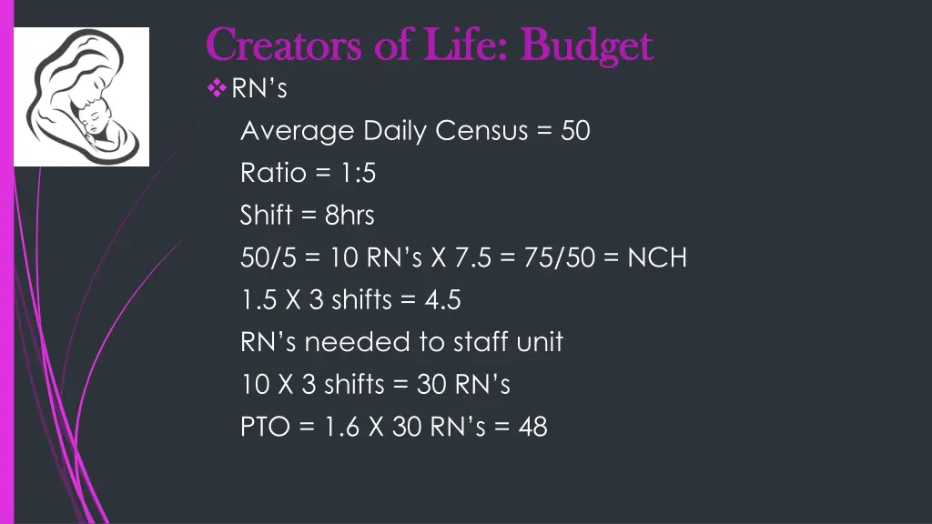 creators of life budget creators of life budget