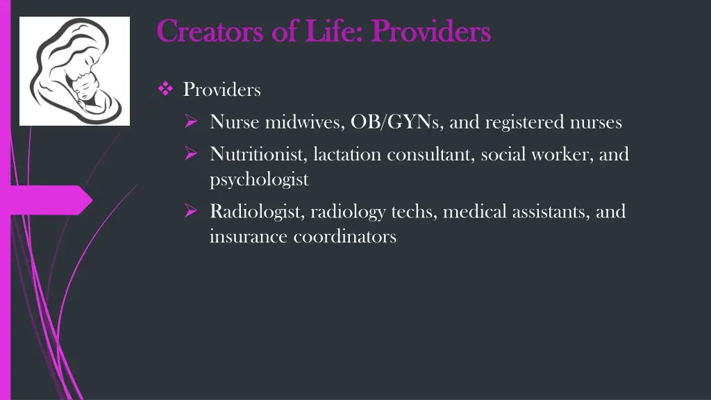 creators of life providers creators of life