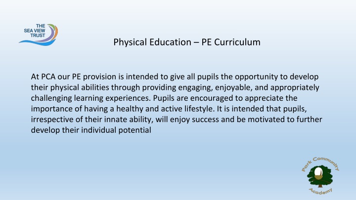 physical education pe curriculum