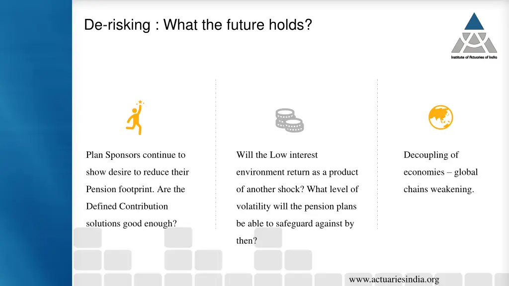 de risking what the future holds