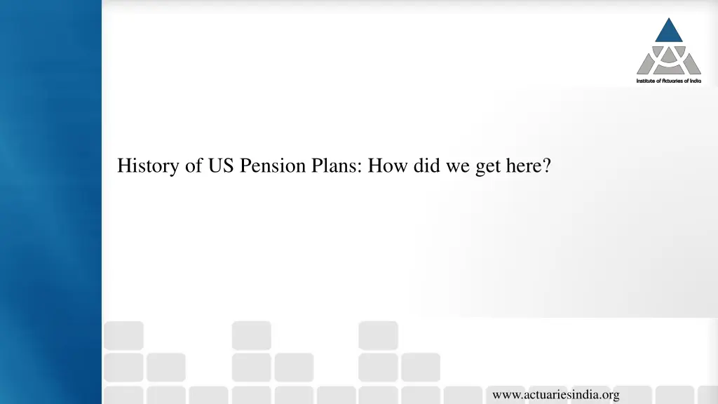 history of us pension plans how did we get here