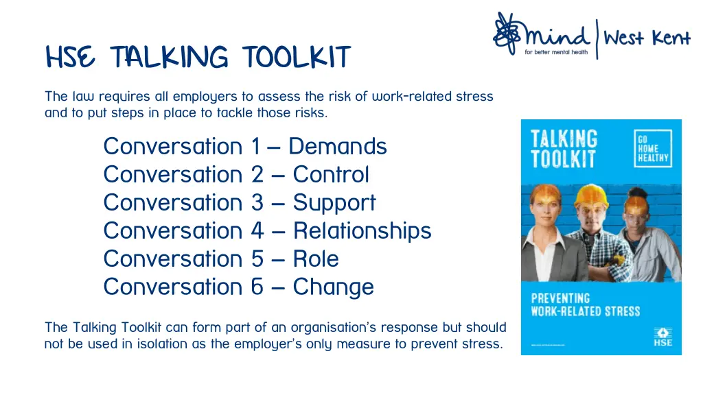 hse talking toolkit