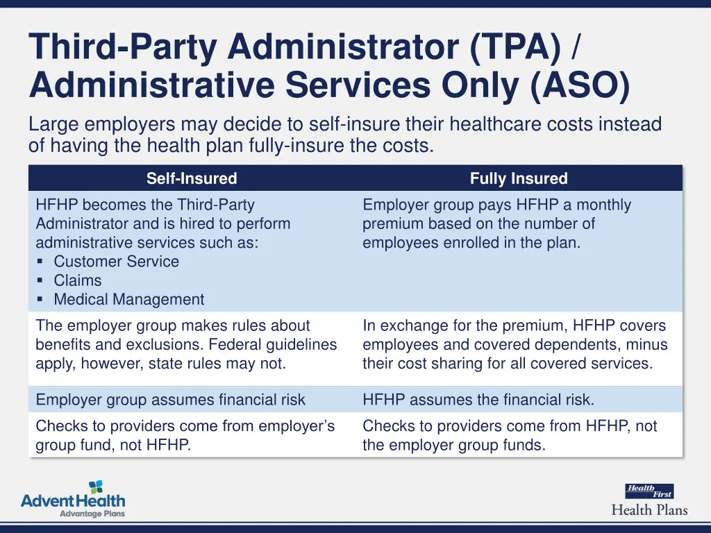 third party administrator tpa administrative