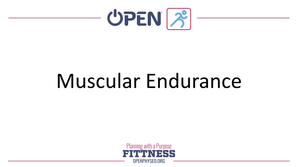 muscular endurance 1