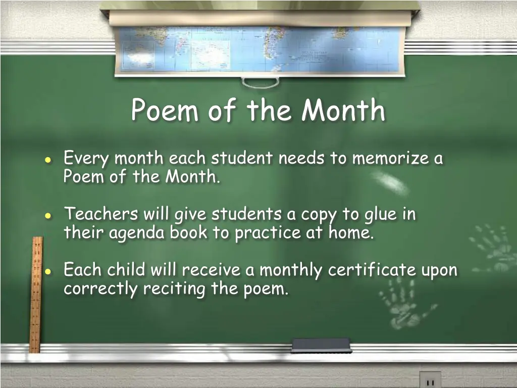 poem of the month