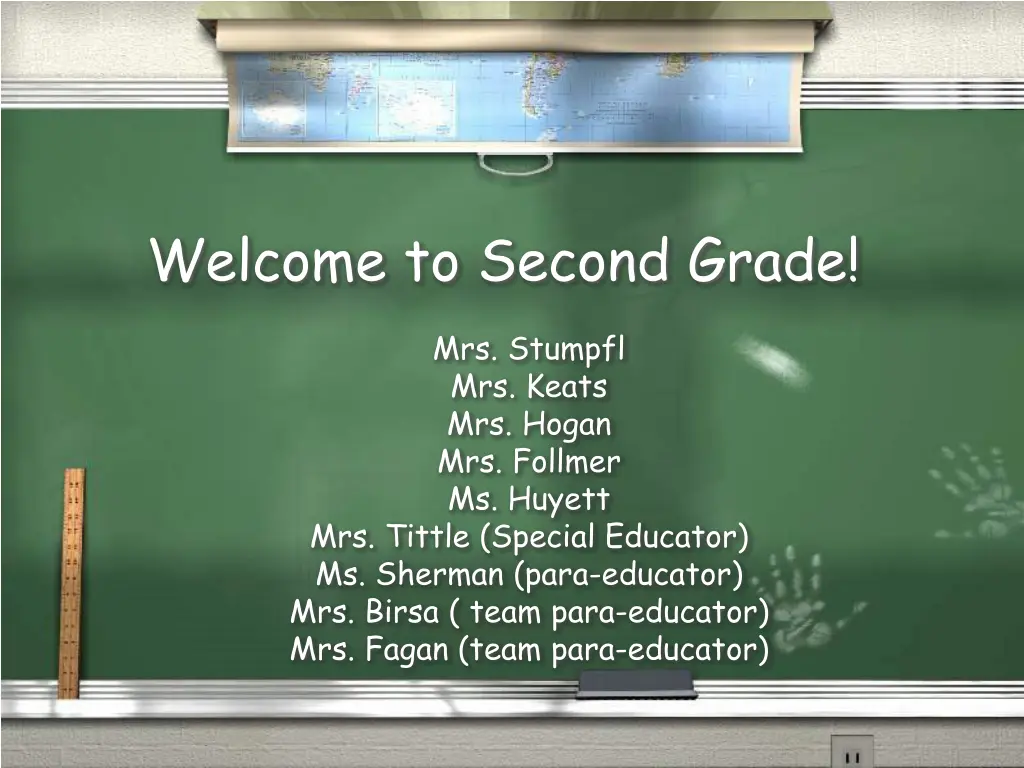 welcome to second grade