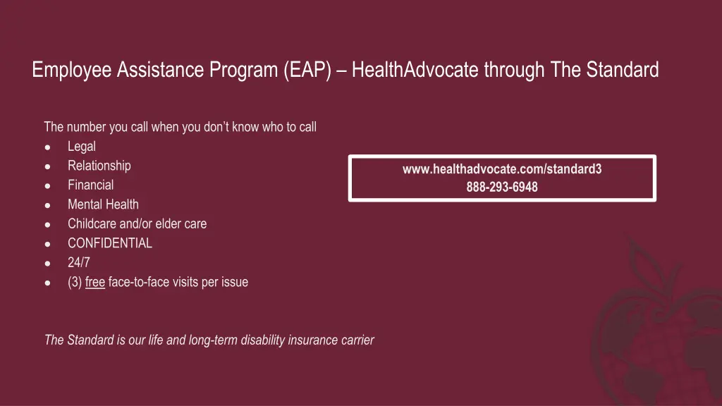 employee assistance program eap healthadvocate