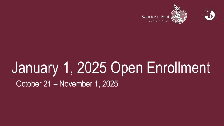 january 1 2025 open enrollment october
