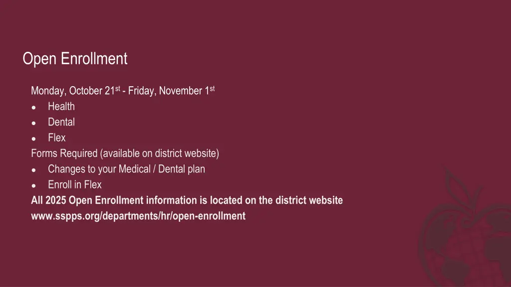 open enrollment